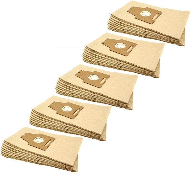 50x Staubsaugerbeutel kompatibel mit Bosch bsg 8PRO1AU/10, 8PRO1AU/15, 8PRO1GB, 8PRO1GB/02, 8PRO1GB/09 Staubsauger - Pap...
