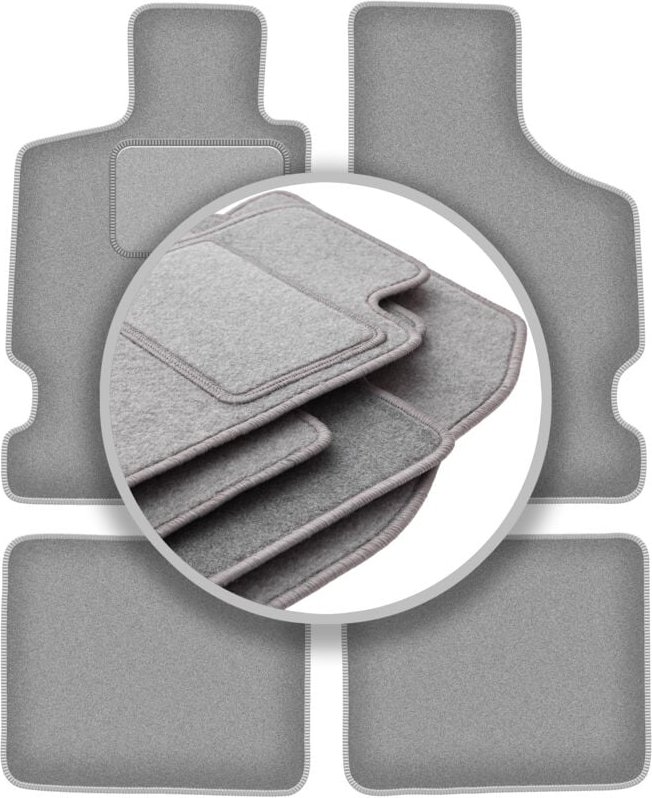 Autoteppiche aschgrau für: Citroen Saxo Fließheck (1996-2003)