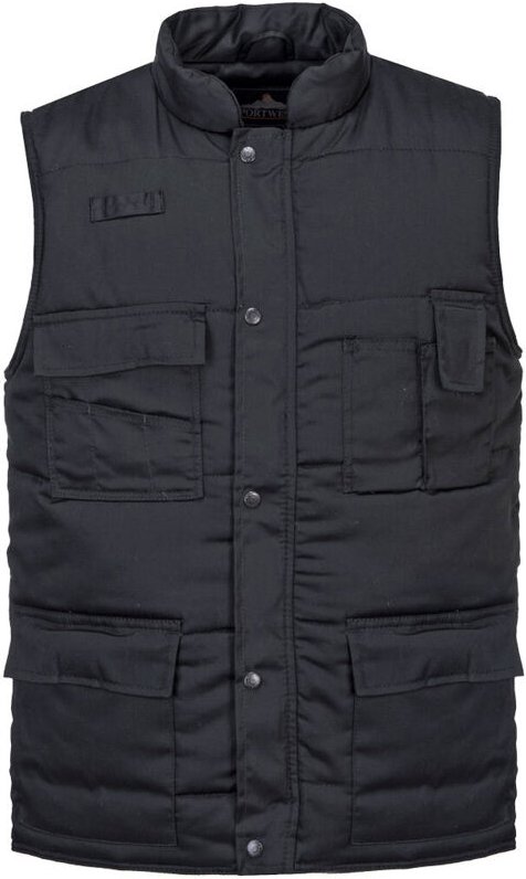 Schwarzer Shetland-Weste 3XL