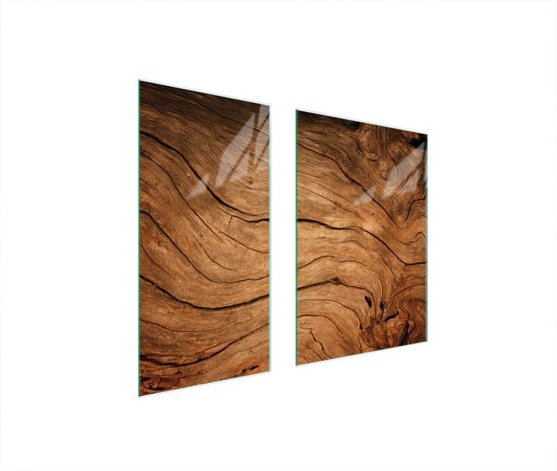 GLASSCHUTZPLATTE 75x52 HOLZ