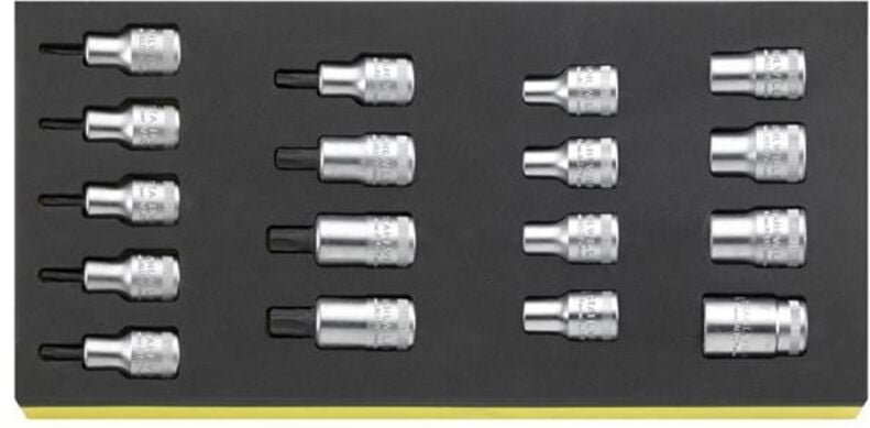 Thumbnail - Stahlwille TCS 50TX/54TX/17 Steckschlüsseleinsätze 1/2" in TCS Einlage"
