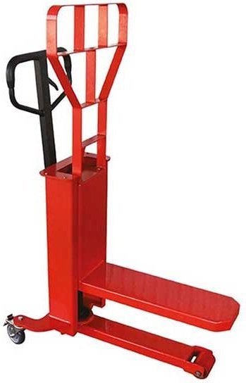 Handhubwagen - Einzeldoppelgabel 600x200 mm - Tragfähigkeit 500 kg - Supermarkt - Logistik - Viertelpalette - Displaypal...