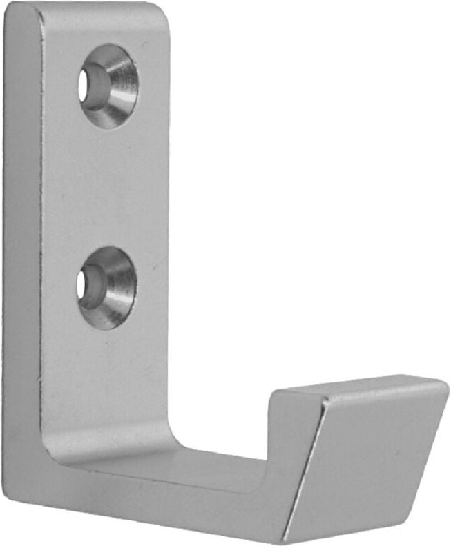 HSI - Mantelhaken, Profil, Aluminium, matt silber, 47mm, 1 stk