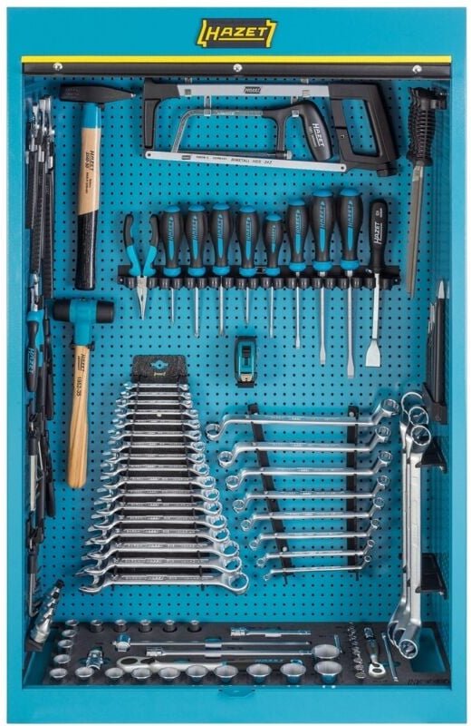 Werkzeugschrank mit Sortiment 111/116 Anzahl Werkzeuge: 116 - Hazet