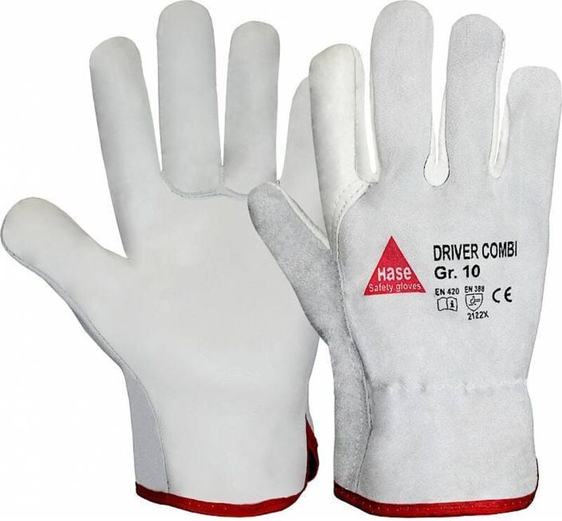 Thumbnail - Hase Lederhandschuhe "Driver Combi" 12