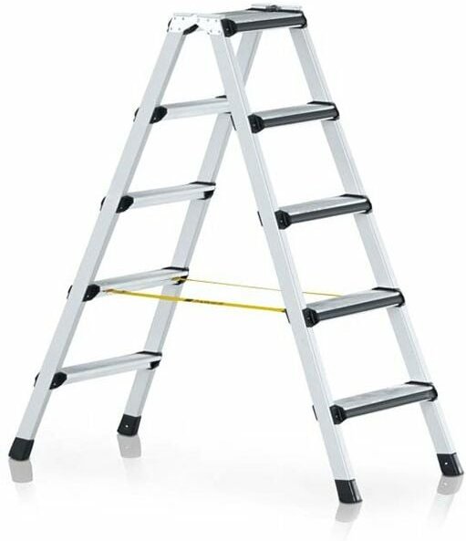 Thumbnail - Comfortstep b Stufen-Stehleiter mit gepolsterter Stufen-Vorderkante, beidseitig begehbar 41436 Zarges Arbeitshöhe 3,25m
