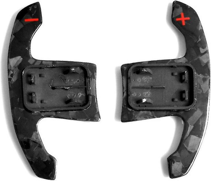 Woosien - Für Paddle Shifter Carbon Fiber Extensions Lenkrad Paddle Shifter X3 X4 X5 X6 4-series 3-ser