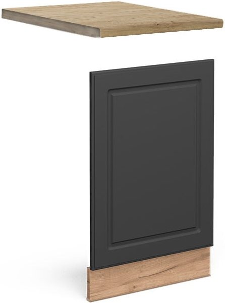 Vicco - Frontblende Fame-Line, Anthrazit-Gold, 45 cm , ap Eiche