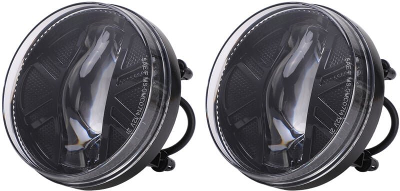 Gotrays - Paar 5,5 Zoll 4800LM IP67 wasserdichte LED-Nebelscheinwerfer passend für Sierra 1500 2500HD 3500HD