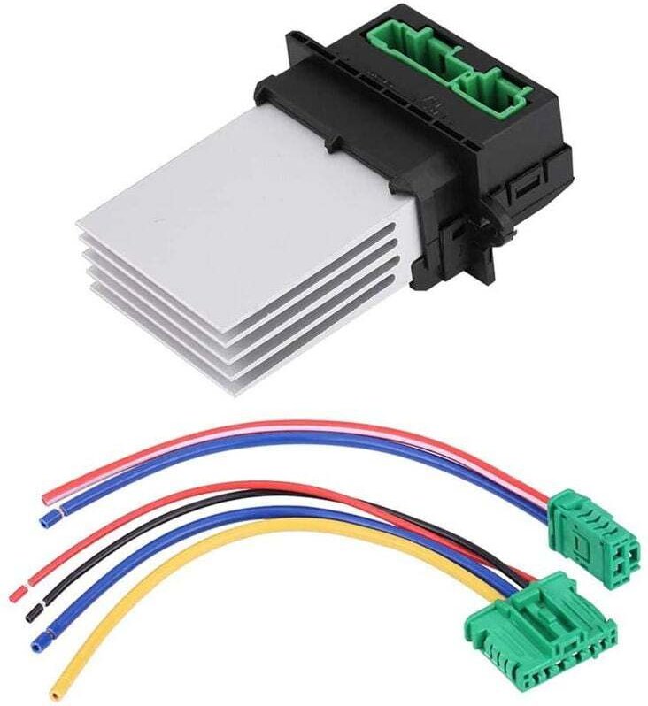 Aiperq - Autogebläsewiderstand, Heizungsgebläsewiderstand mit Kabelbaum, Heizungsmotor für 6441L2