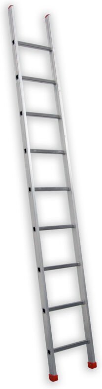 Einfache Aluminiumleiter 9 Sprossen hoch. Arbeit 3,85 m Genia - GS300 - Facal