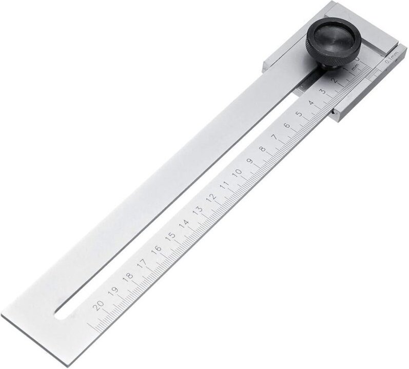 Markierungslehre, 0,1-mm-Messwerkzeug, 0,1-mm-Kalibrierungswerkzeug (200 mm) - Lntyq