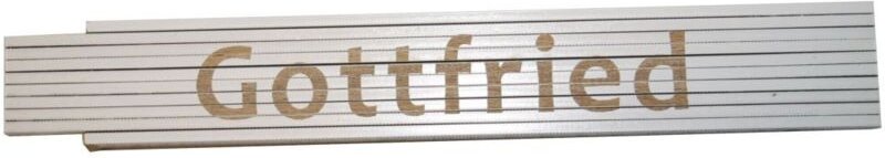 Zollstock Gottfried 2 m weiß Zollstock