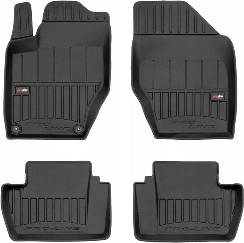 Gummimatten und Fußmatten Citroen DS 4 1 2011-2018 3D Mulde