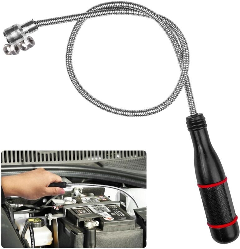 63 cm flexibler mechanischer Magnet, Magnet für leistungsstarkes Magnetwerkzeug, magnetischer Retrieverstab zum Aufheben...