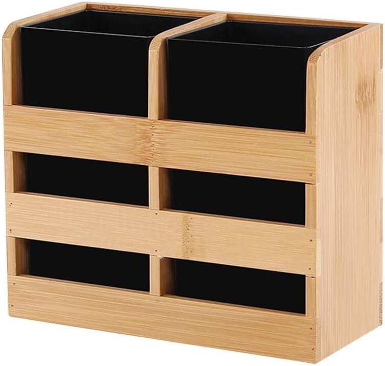 Bambus-Besteckkorb – Besteckhalter – Küchenutensilienhalter