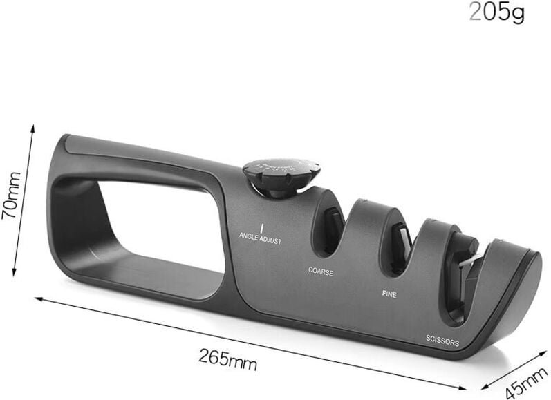 Ugreat - Küchenschärfer, professioneller Messerschärfer, Messerschärfer mit rutschfestem Radiergummi für Messer, Scheren...