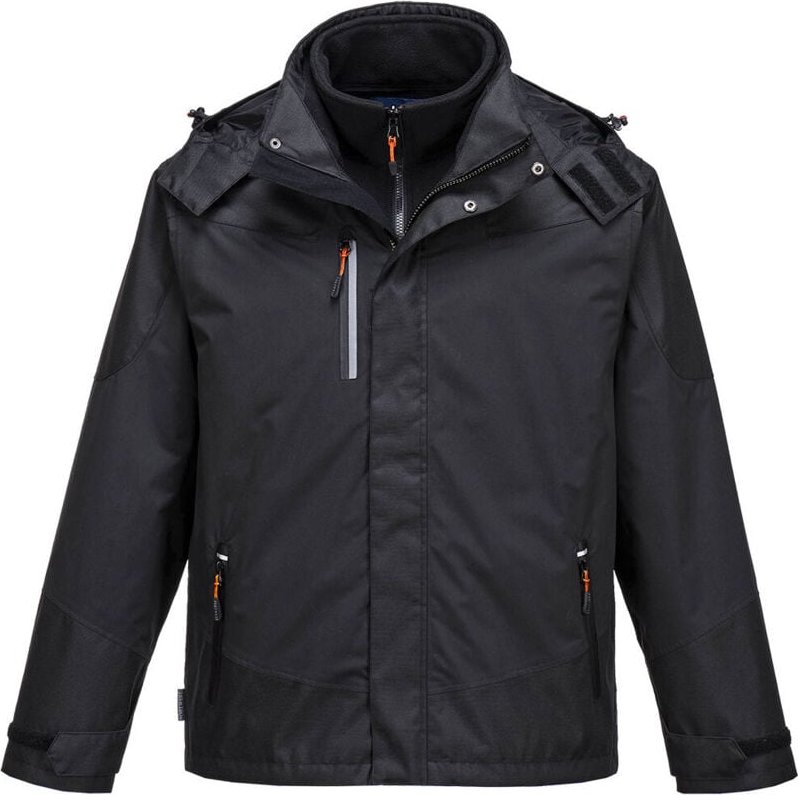 3-in-1 Parka Radial Schwarz M