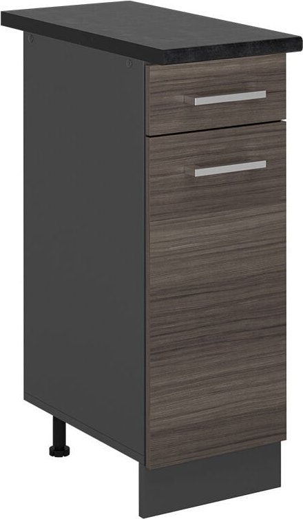 Thumbnail - Küchenunterschrank R-Line, Edelgrau, 30 cm , ap Anthrazit Vicco