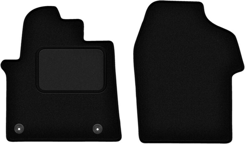 Schwarze Veloursmatten für: Fiat Talento Kastenwagen (2016-)