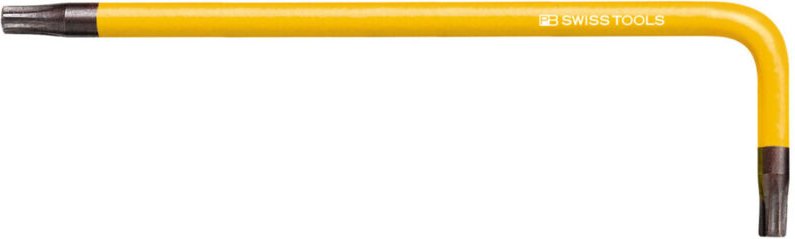 Pb Swiss Tools - Winkelschraubendreher, für Torx, pulverbeschichtet, TX9