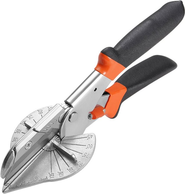 Linghhang - Mehrzweck-Kanalschneider mit 45°-135°-Winkel, Viertelkreis-Schneidwerkzeug zum Schneiden von Rohren, Drähten...