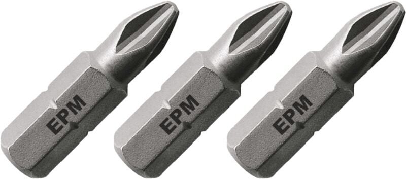 Schraubendreher-Bit 25 Mm 3 Stk. Ph1 - E-400-0371