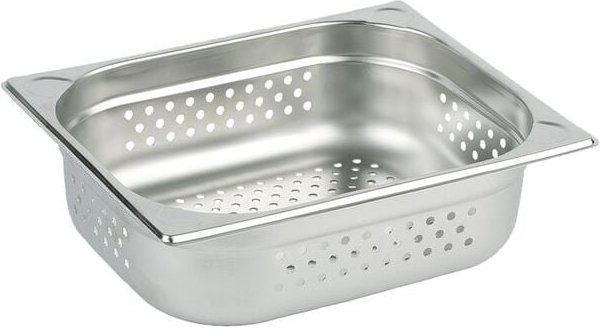 APS GN-Behälter 1/2 Edelstahl, gelocht, Tiefe: 100 mm, Inhalt: 6,50 Liter