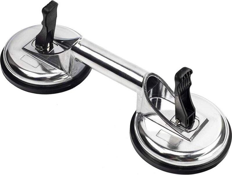 Aougo - Saugnapf-Heber, robuste Aluminium-Vakuumgriffe, Platten-Saugnapf zum Bewegen von großem Glas/Bodenspalt-Fixierer...
