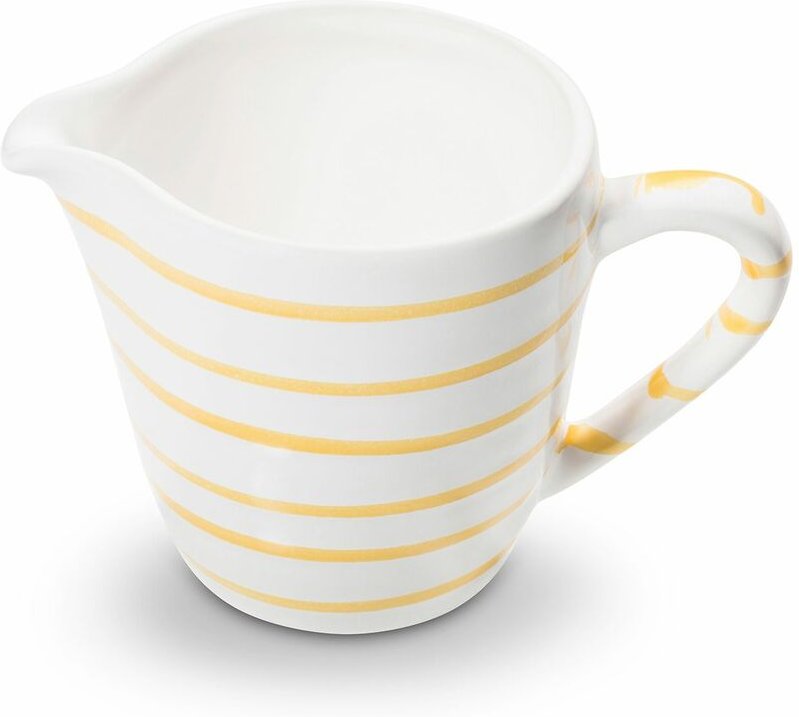 Gmundner Keramik Gelbgeflammt, Milchgießer Gourmet 0,2 Liter