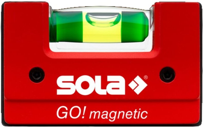 Sola Kompakt Wasserwaage GO Magnetic magnetisch rot 6,8 cm 01621201