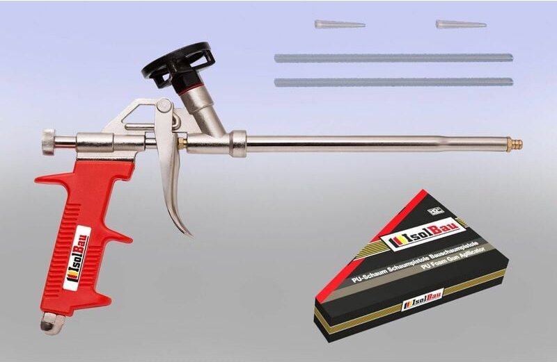 Isolbau - profi Schaumpistole Metall pu Schaumpistole Pistolenschaum Bauschaumpistole