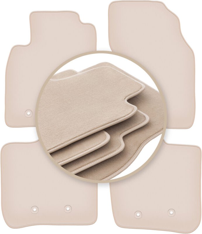 PREMIUM beige Matten für: Volvo V40 I Kombi 1995-2004