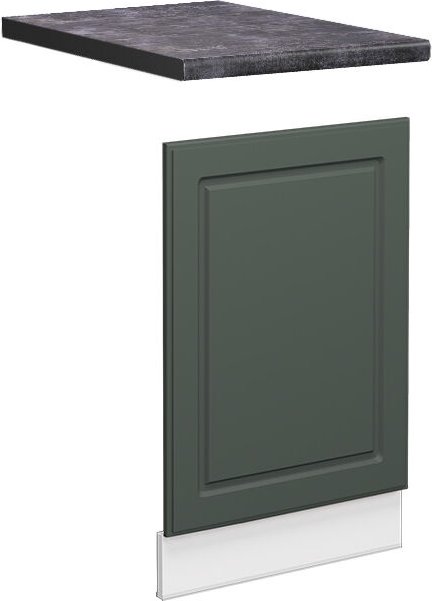 Vicco - Frontblende Fame-Line, Grün-Gold Landhaus, 45 cm , ap Anthrazit