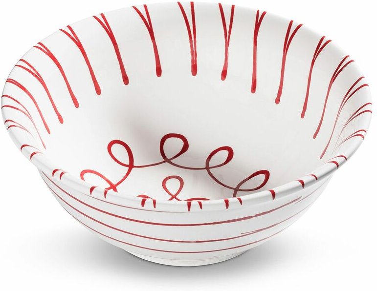 Gmundner Keramik - Rotgeflammt Salatschüssel (ø 26cm)