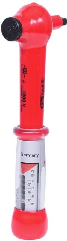 Ks Tools 1/4 Mini Drehmomentschlüssel mit Schutzisolierung und Umschalt-Ratschenkopf, 2-10 Nm