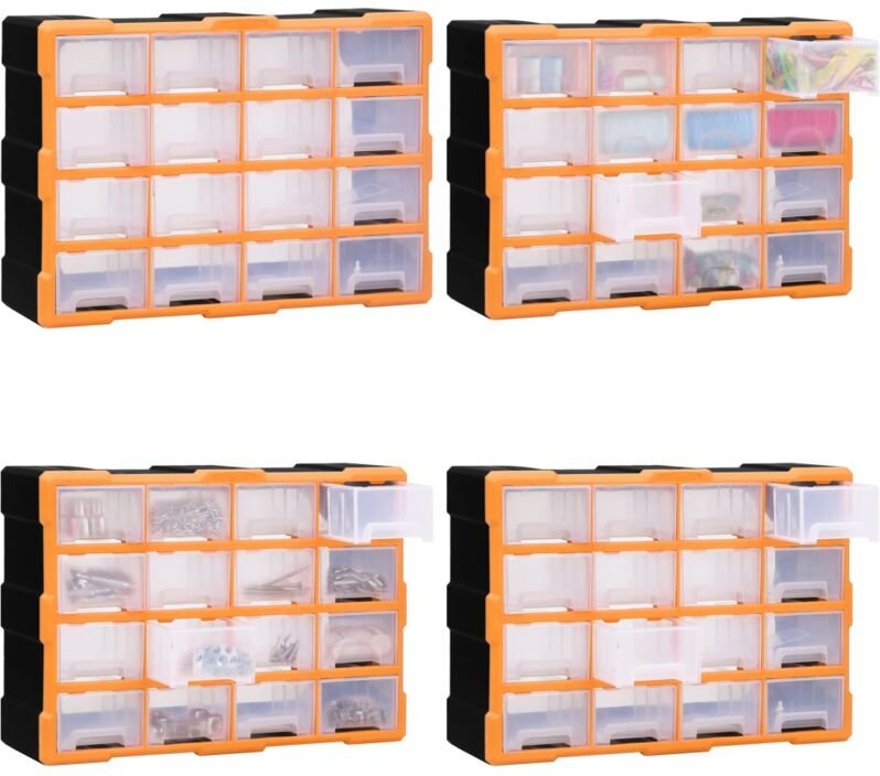 Multi-Schubladen-Organizer 16 Schubladen 52x16x37 cm - Multi-Schubladen-Organizer - Werkzeug-Organizer - Home & Living -...