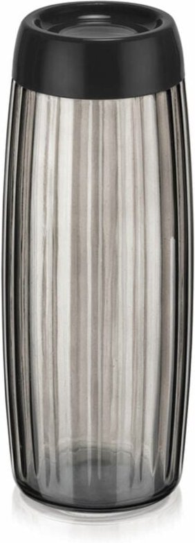 Michelino - Vorratsdose mit eleganter Riffeloptik in Anthrazit – Aufbewahrungslösung für Ihre Küche