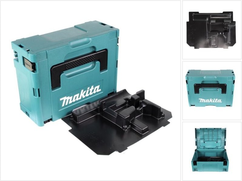 Thumbnail - Makita - makpac 2 Systemkoffer - mit Einlage ( 837916-4 )für bhp / dhp / bdf / ddf / btd / dtd