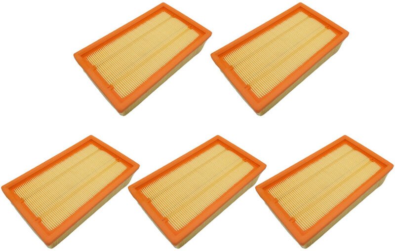 5x Trade-shop Flachfalten-Filter Lamellenfilter für Kärcher nt 25/1 Ap nt 30/1 Tact l nt 30/1 Tact Te h nt 30/1 Tact Te ...