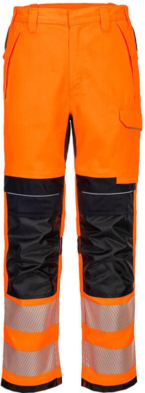 Thumbnail - Hose PW3 FR HVO Orange/Schwarz 3XL - FR(56) - UK(46)