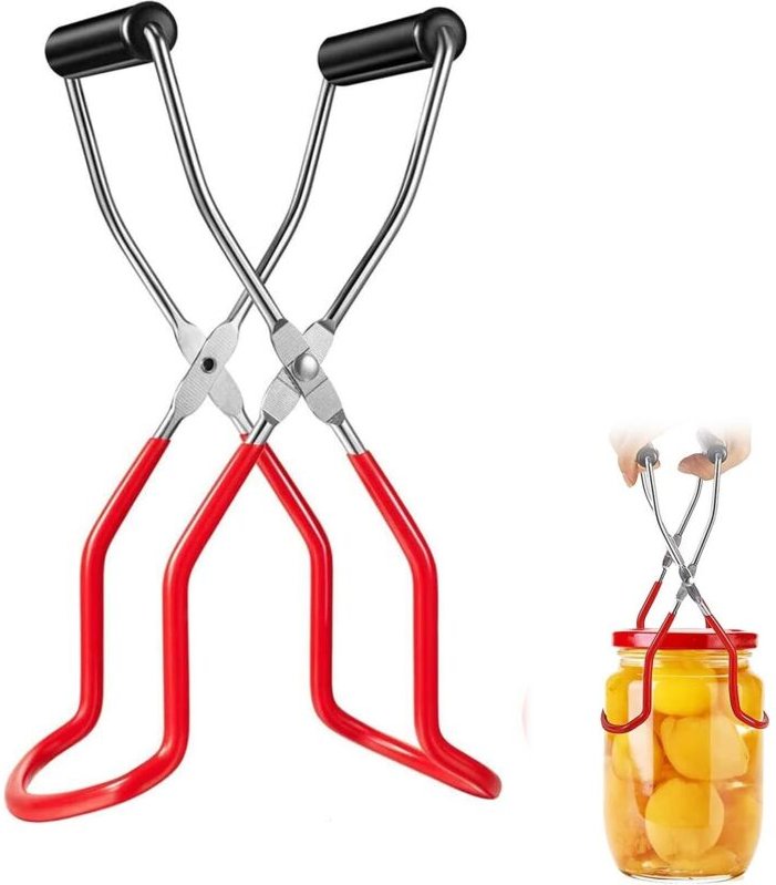 Glashebezange, Glasheber, Glaszange, Glasheber, Edelstahl-Glasgreifer mit rutschfestem Griff, Glasheber für Küche, Resta...