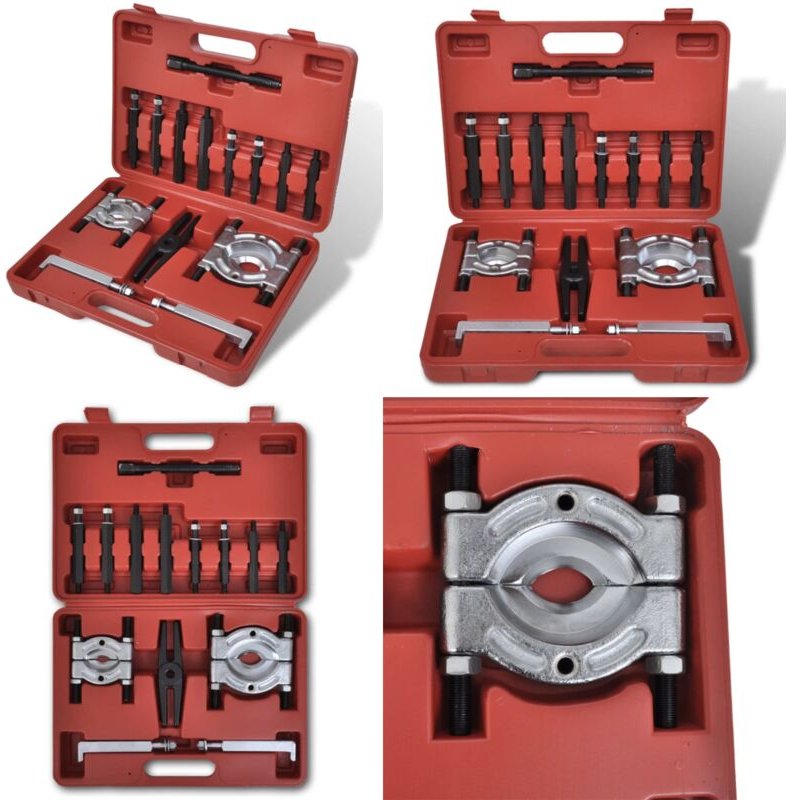 Vidaxl - 14tlg. Lagerabzieher Radlagerabzieher Set - Lagerabzieher - Radlagerabzieher - Autowerkstatt - Werkstattwerkzeu...