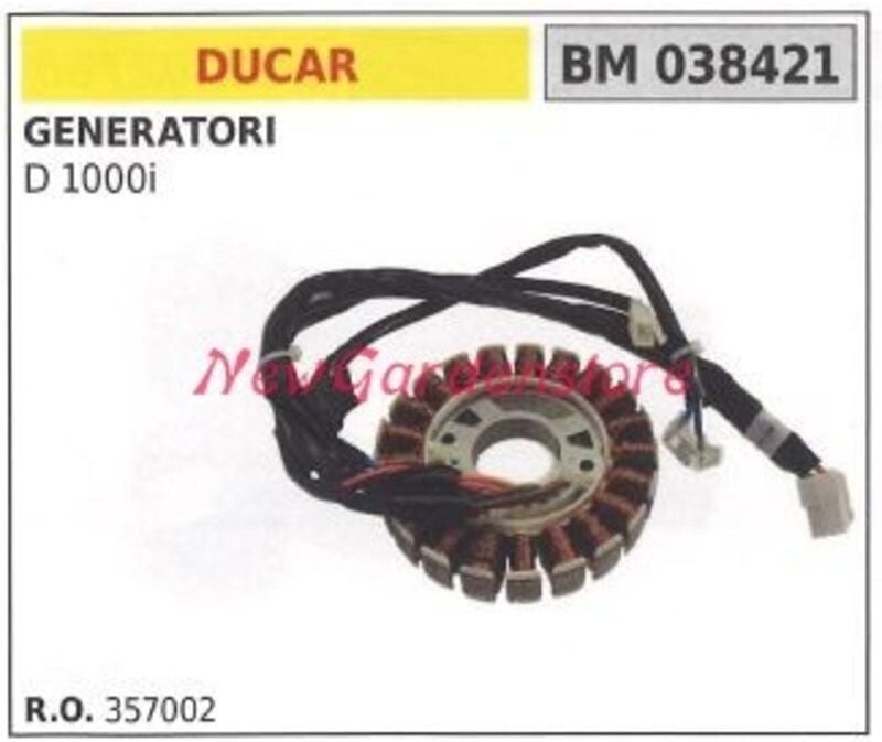 DUCAR Lichtmaschine für Generator D 1000i 038421 357002