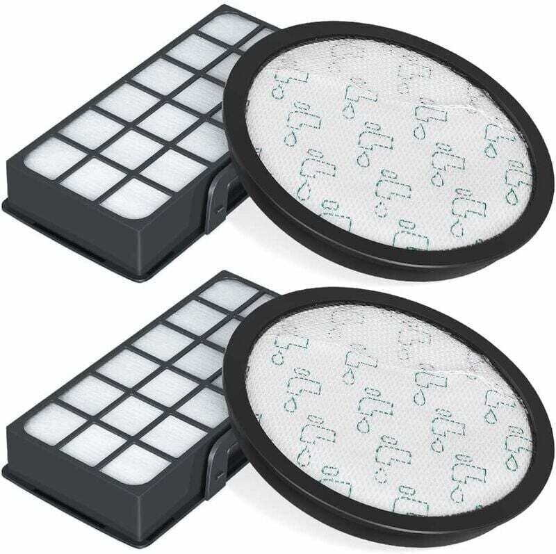 Set mit 2 HEPA-Filtern fürErsatz für Rowenta Silence Force Cyclonic 4AAAA Staubsauger (Modell RO76xx) RO7647EA RO7663EA ...