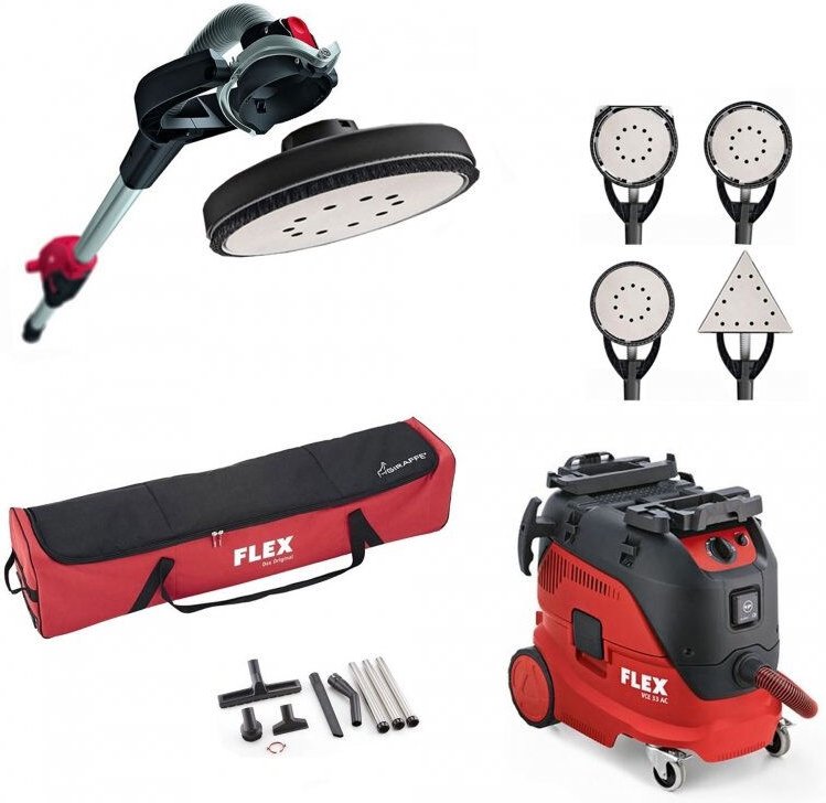 Giraffe GE7 + Tasche + Staubsauger 30 l vce 33 ac + 1 Flex Schleifkopf - 920111