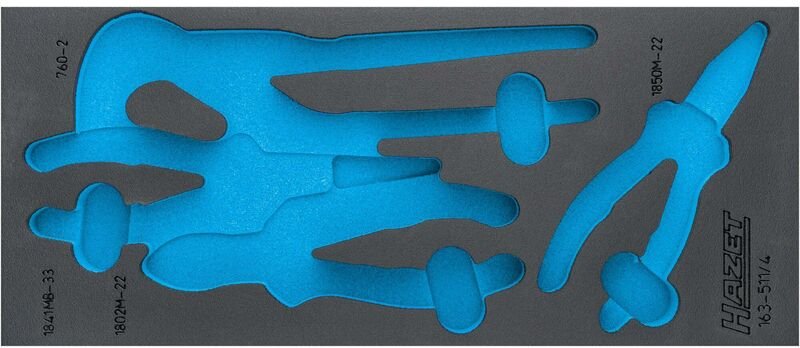 Thumbnail - 2-Komponenten Weichschaumeinlage 163-511L ∙ l x b: 392 mm x 172 mm