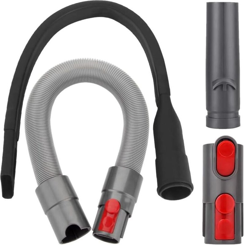 Staubsaugerschlauch + flexibler Verlängerungsschlauch, Ersatzschlauchanschluss, kompatibel mit Dyson V15 V11 V10 V8 V7 S...