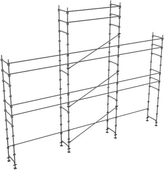 Matisère - Gerüst 68m² - Struktur allein - Strebe Version - DUO68-PI-S