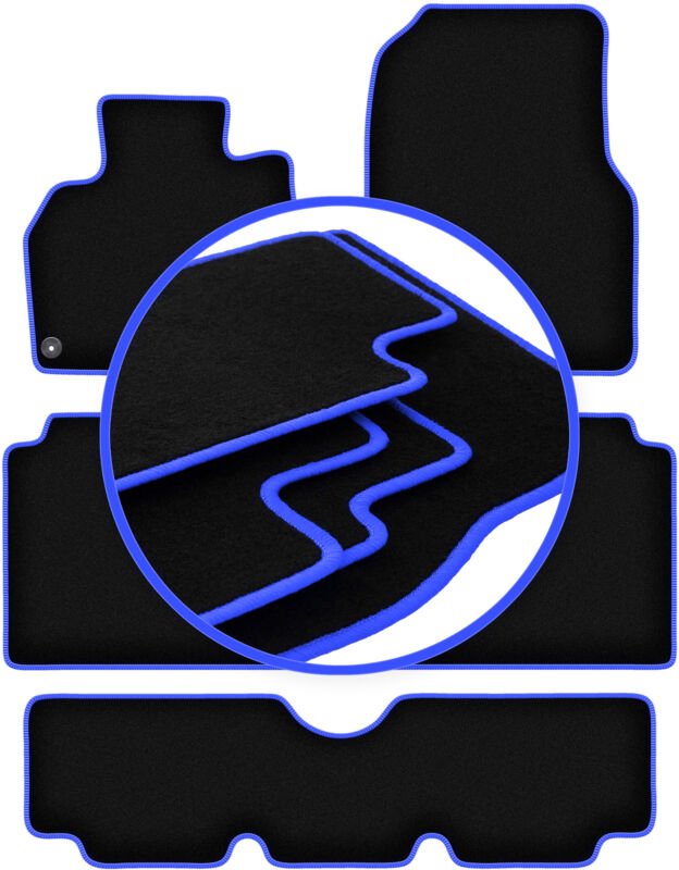 Thumbnail - CARLUX-BLUE Autofußmatten für: Renault Espace IV 7 Sitze (2002-2012)